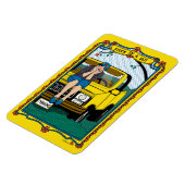 Band in een Rut_B_4x6 koelkast Magneet (Linkerzijde)