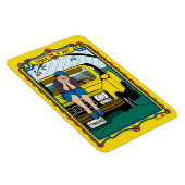 Band in een Rut_B_4x6 koelkast Magneet (Rechterzijde)