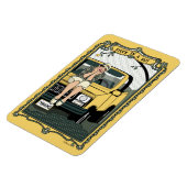 Band in een Rut_C_4x6 koelkast Magneet (Linkerzijde)