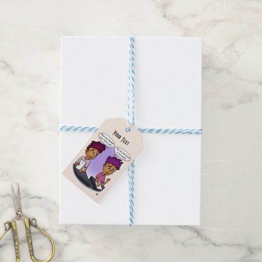 Band in potlood cadeaulabel (Met Touw)