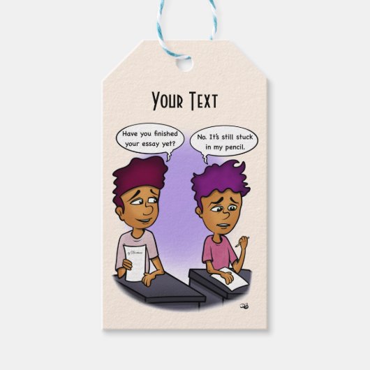 Band in potlood cadeaulabel (Voorkant)
