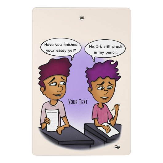 Band in potlood mini klembord (Achterkant)