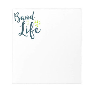 Band is de Life Marching Band Gift Notitieblok