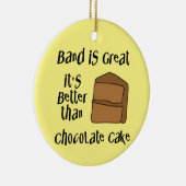 Band is geweldig keramisch ornament (Rechts)