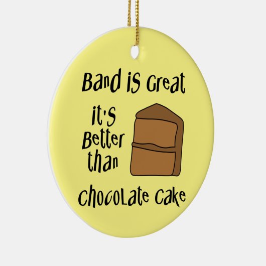 Band is geweldig keramisch ornament (Rechts)