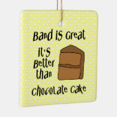 Band is geweldig keramisch ornament (Rechts)