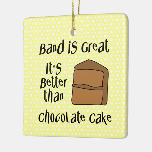 Band is geweldig keramisch ornament (Links)