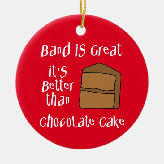 Band is geweldig keramisch ornament (Voorkant)