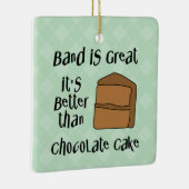 Band is geweldig keramisch ornament (Rechts)