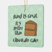 Band is geweldig keramisch ornament (Links)