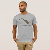 Band is niet klote, het blaast. t-shirt (Voorkant volledig)