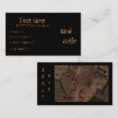 Band Junkie Visitekaartje (Voorkant / Achterkant)