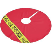 Band-kerstboomrok van politie kerstboom rok (Gekanteld)