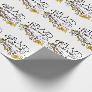 Band Kicks Brass Cadeaupapier