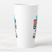 Band-leraar alleen omdat fulltime multitasking latte mok (Voorkant)