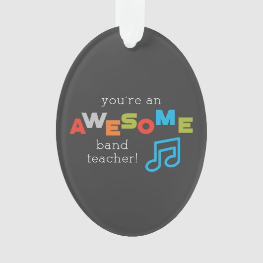 Band-lerarenwaardering muzieknotities, Geweldige Ornament (voorkant)