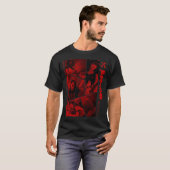 BAND-MAID-PANEEL (ROOD) T-SHIRT (Voorkant volledig)