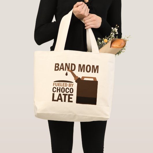 Band Mam (Funny) Chocolate Grote Tote Bag (Voorkant (product))