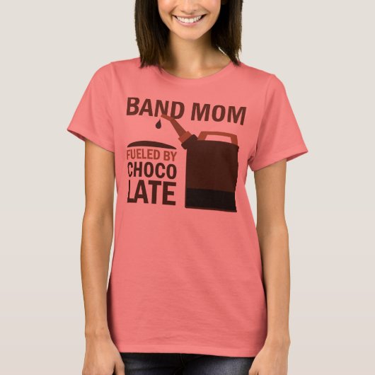 Band Mam (Funny) Chocolate T-shirt (Voorkant)