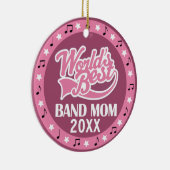 Band mam Gepersonaliseerd Bedankt Gift Keramisch Ornament (Rechts)