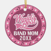 Band mam Gepersonaliseerd Bedankt Gift Keramisch Ornament (Voorkant)