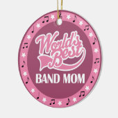 Band Mam Gift voor haar Keramisch Ornament (Links)