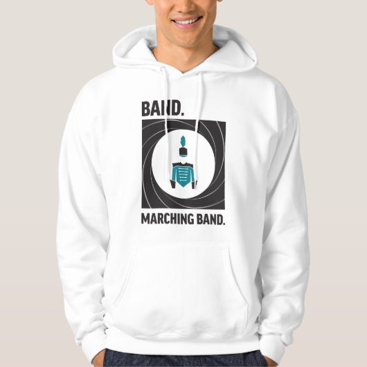 Band - Marching Band (Blauwgroen) Hoodie (Voorkant)