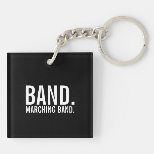 Band - Marching Band Green Sleutelhanger (Achterkant)