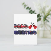 Band Meeting Murray Briefkaart (Staand voorkant)