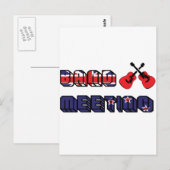 Band Meeting Murray Briefkaart (Voorkant / Achterkant)