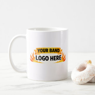 🎵 Band Merch Mok – Voeg bandnaam & kunst toe