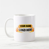 🎵 Band Merch Mok – Voeg bandnaam & kunst toe (Links)