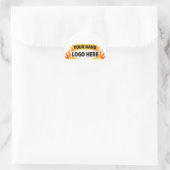 🎵 Band Merch Sticker | Aangepast Band Logo (Tas)