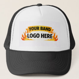 🎵 Band Merch Truckerhoed | Mesh Aangepast Band Lo Trucker Pet