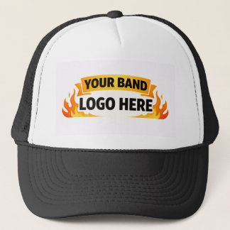 🎵 Band Merch Truckerhoed | Mesh Aangepast Band Lo Trucker Pet