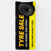 Band met banden aanbieding spandoek (Verticaal)