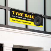 Band met banden sale spandoek (Buitenkant Gebouw)