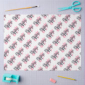 Band met bloemen en papier voor harten (Craft)