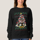 Band met Collie Kerstmis Oegly Sweater Dog Pupp (Voorkant)