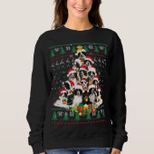 Band met Collie Kerstmis Oegly Sweater Dog Pupp (Voorkant)