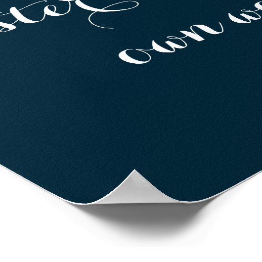 Band met licht Maak uw eigen Poster af (Hoek)