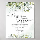 Band met olievlek met eucalyptusdiapoer poster (Voorkant)