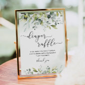 Band met olievlek met eucalyptusdiapoer poster