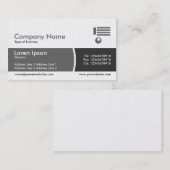 Band met scheidingswanden - Goud Visitekaartje (Voorkant / Achterkant)