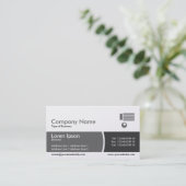 Band met scheidingswanden - Goud Visitekaartje (Staand voorkant)