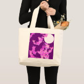 Band met vlinders - orchidee, amethyst grote tote bag (Voorkant (product))