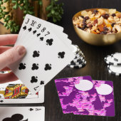 Band met vlinders - orchidee, amethyst pokerkaarten (Insitu)