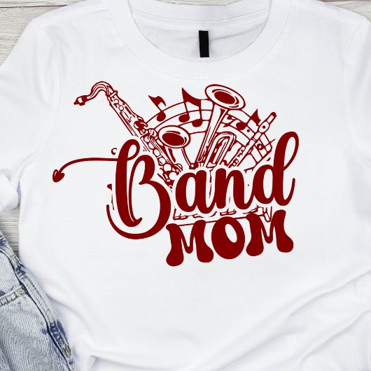 Band Moeder Muzikaal Tshirt