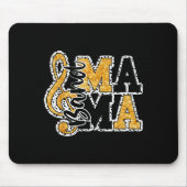 Band Mom Life Mother's Day Band Mama Marching Band Muismat (Voorkant)