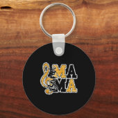 Band Mom Life Mother's Day Band Mama Marching Band Sleutelhanger (Voorkant)